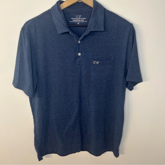 Vineyard Vines Other - Vineyard Vines Blue Men’s Edgartown Polo Short Sleeve Shirt, Size Medium
